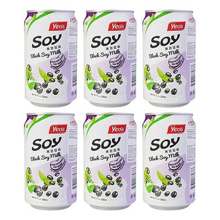 6 lon nước đậu đen Yeo's 300ml nhập khẩu Singapore hạn dùng 12.2021
