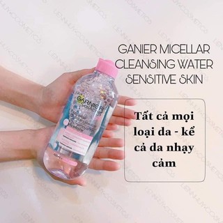 Nước tẩy trang Garnier Hồng 400ml