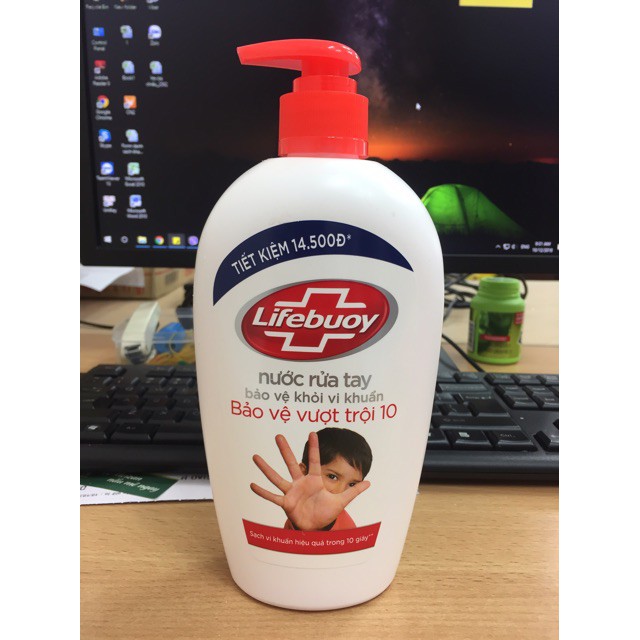 Nước rửa tay Lifebuoy 500ml