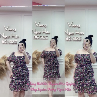 ĐẦM HOA NHÚN EO ĐUÔI CÁ BIGSIZE