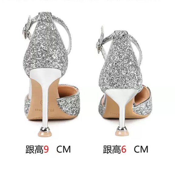 Fashionable Metallic High Heels For Women