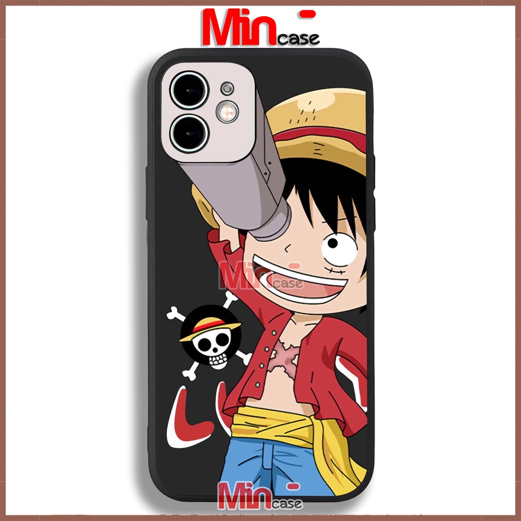 Ốp lưng iPhone cặp đôi anime viền vuông silicon mềm dẻo cho iphone 6/6s/7/8/X/XS/XR/11/12/13 Pro Plus Max Luffi zoro