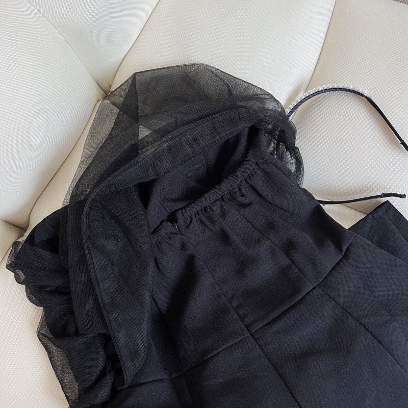 Đầm Đi Tiệc Lệch Vai Cúp Ngực Hèo Studio (Ảnh Thật)