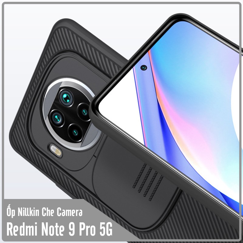 Ốp lưng cho Xiaomi Redmi Note 9 Pro 5G - Mi 10T Lite Nillkin CamShield che camera