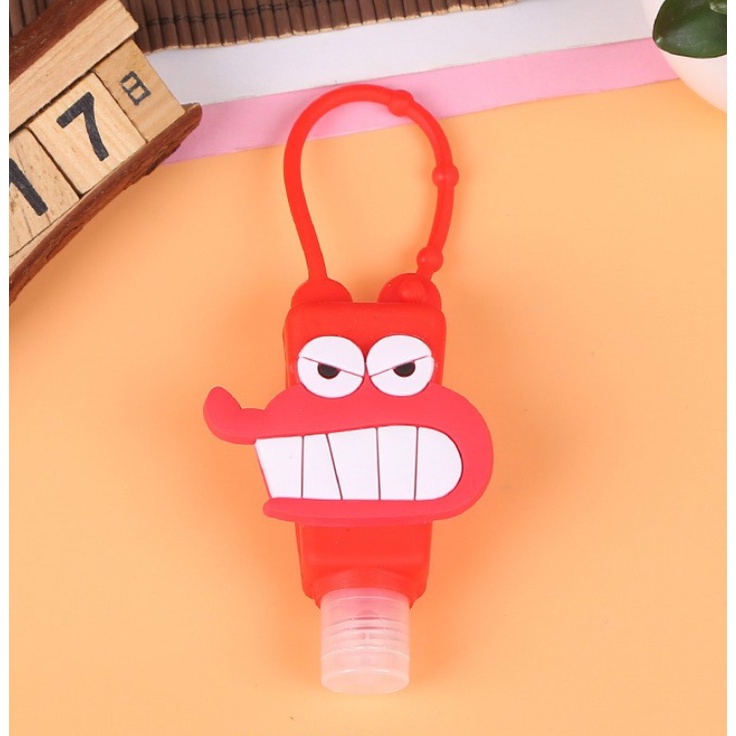 Túi treo kèm chai chiết nước rửa tay hình cá sấu cute