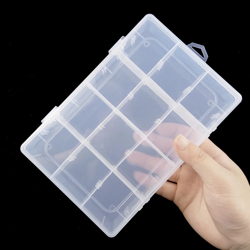 Hộp Nhựa 9 Kích Cỡ Có Thể Điều Chỉnh Đựng Trang Sức Tiện Dụng#4