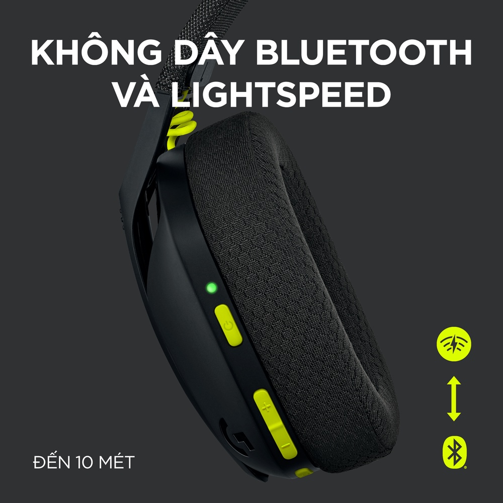 Tai nghe game không dây Bluetooth và Lightspeed Logitech G435 – Mic ảo tích hợp, nhẹ, đa tương thích | Shopee Việt Nam