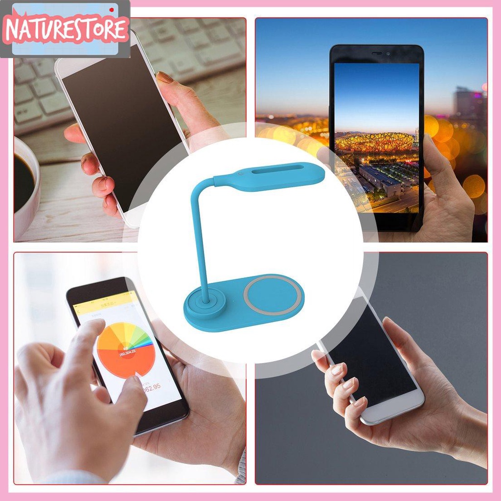 Đế Sạc Nhanh Không Dây Có Đèn LED Cho Điện Thoại