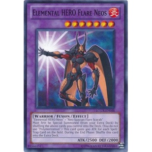 Thẻ bài Yugioh - TCG - Elemental HERO Flare Neos - LCGX-EN058