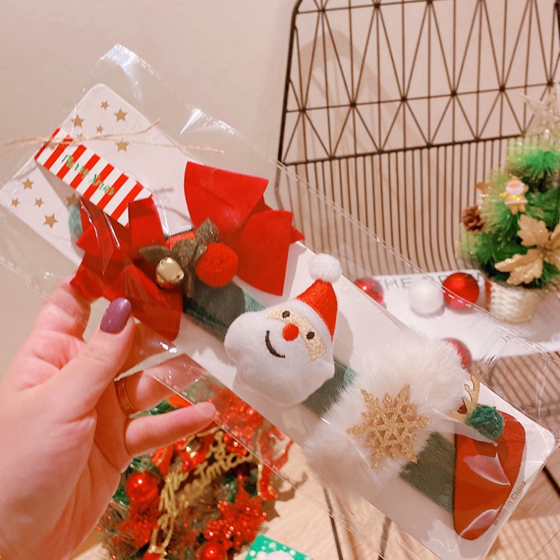 SET KẸP TÓC NOEL CHO BÉ HÀN QUỐC HÀNG CAO CẤP MIMI SHOP