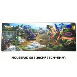 Lót Chuột-Padmouse chơi Game S8 Size cực đại 300x780x5mm, chất liệu xịn xò NEW 100% FullBox