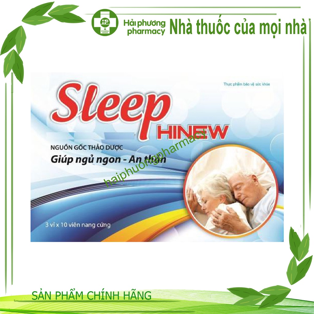 Sleep Hinew -Thực phẩm chức năng hỗ trợ giấc ngủ, giúp ng