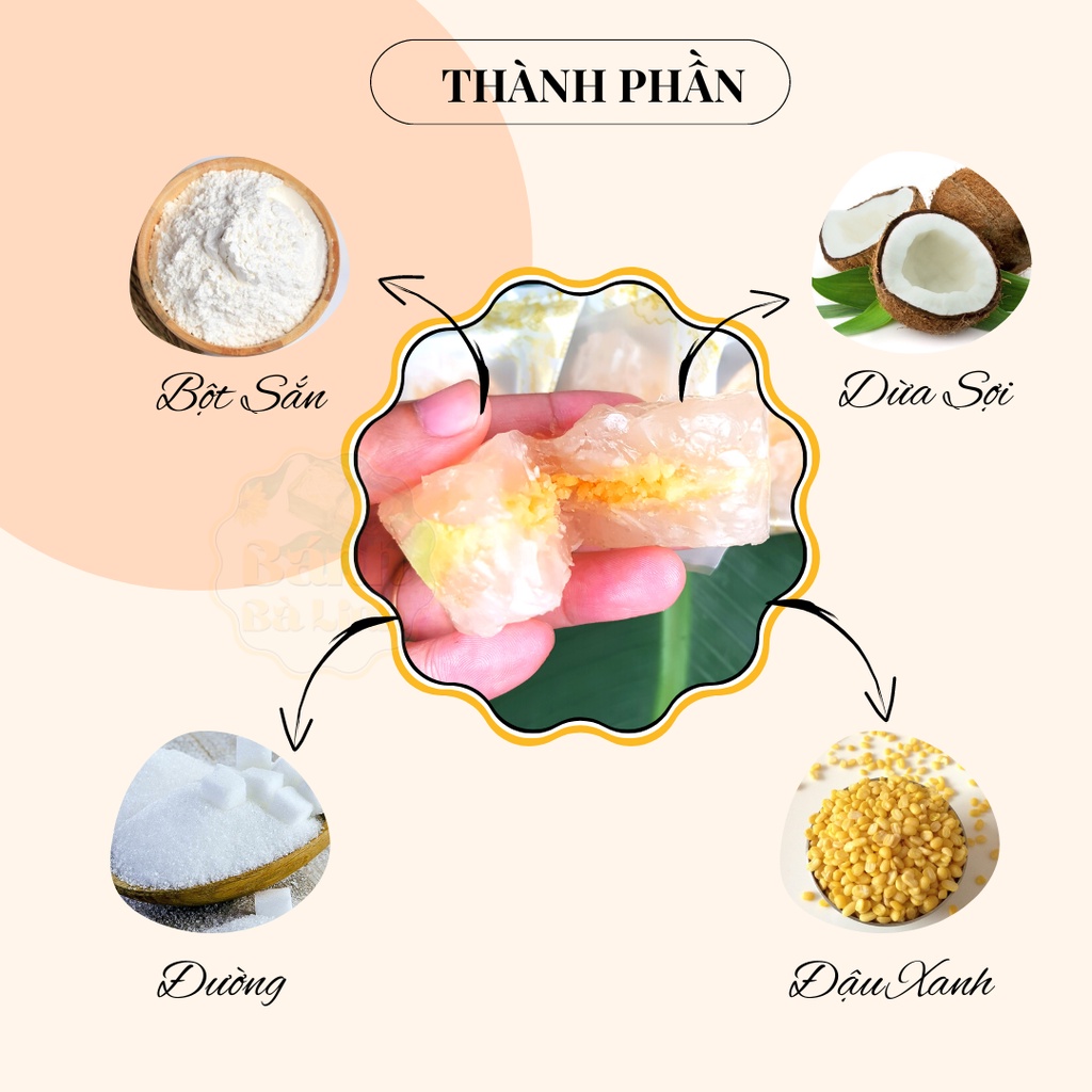 Bánh Phu Thê Đặc Sản Đà Nẵng, 20 Cái, Hương Vị Truyền Thống 100 Năm - Bánh Bà Linh