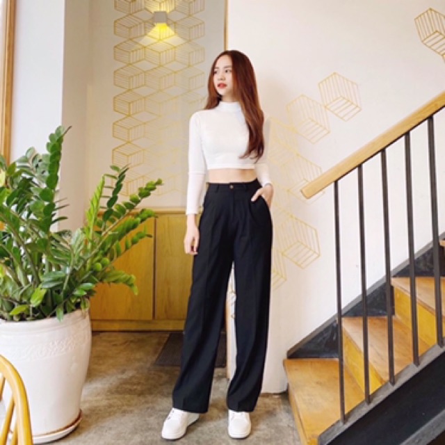 QUẦN DÀI LƯNG CAO ỐNG RỘNG | BigBuy360 - bigbuy360.vn