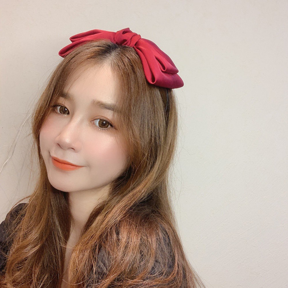 Băng Đô Cài Tóc Thắt Nơ Phong Cách Cổ Điển Dễ Thương Dành Cho Nữ Mihan1