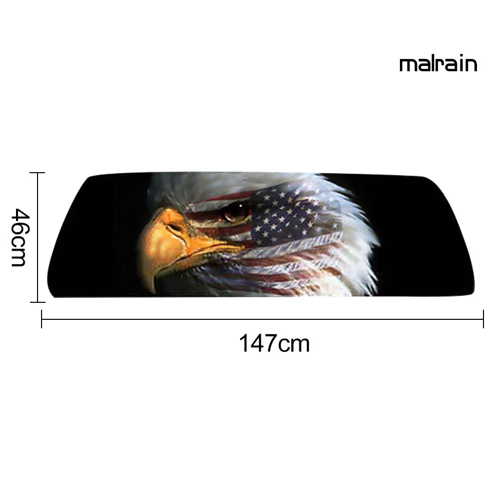 【VIP】American Flag Eagle Print Rear Window Graphic Decal Sticker Car Truck SUV Van