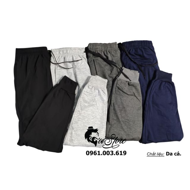 Quần thể thao jogger nam nữ thun nỉ bigsize thể thao/gym