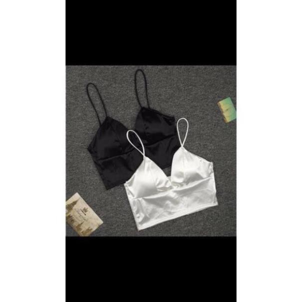 Áo Bra Lụa Phi Bóng 8 Nấc Cài Siêu Hot 264