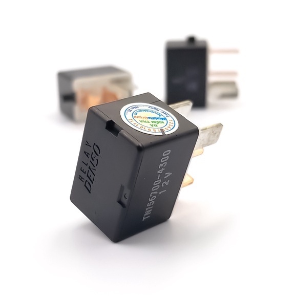 Relay 12V40A 4 Chân DENSO TN156700-4300 Kèm Dây Có Sẵn Đầu Cos Rơ le 12V Rơ le chuyển mạch Rờ Le 4 Dây COS Nối