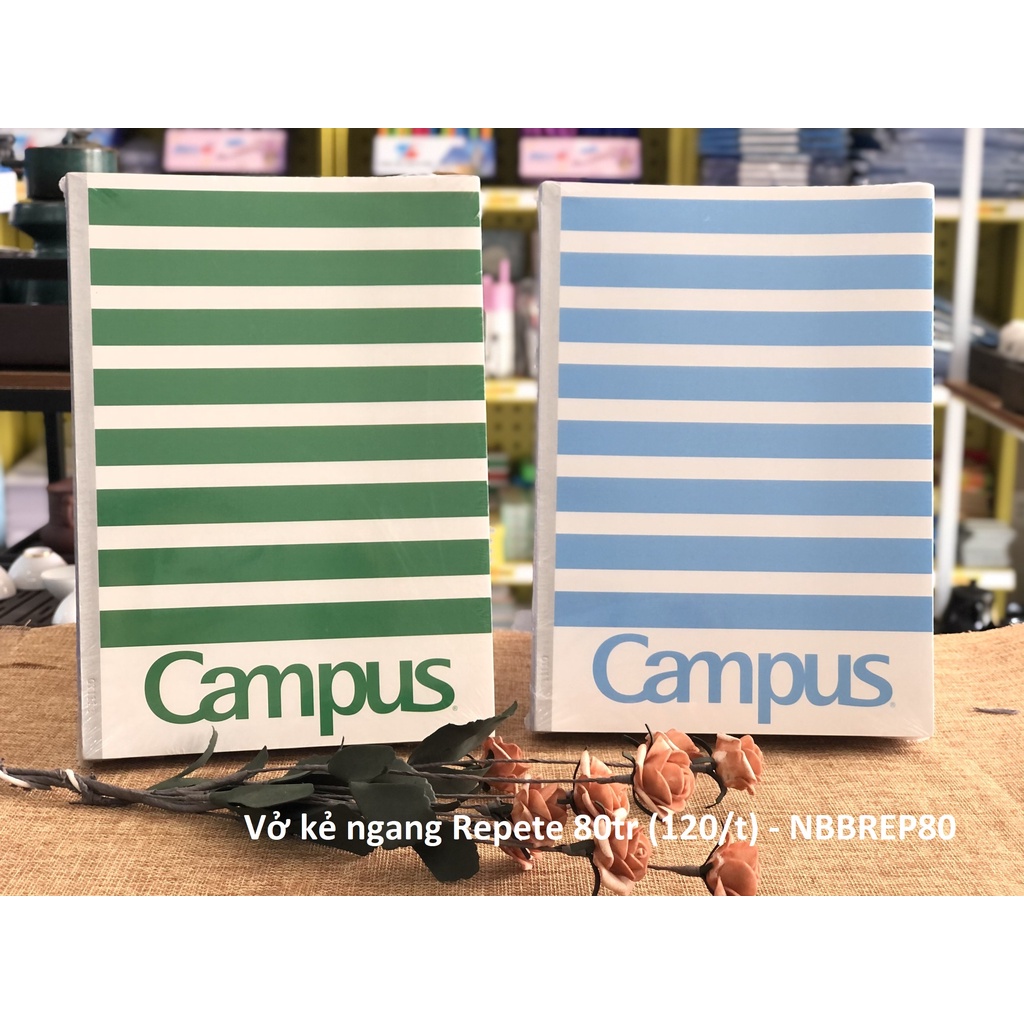 Vở kẻ ngang Campus Repete 80tr – 120tr – 200tr – NBBREP80 - NBBREP120 - NBBREP200 - văn phòng phẩm Diệp Lạc