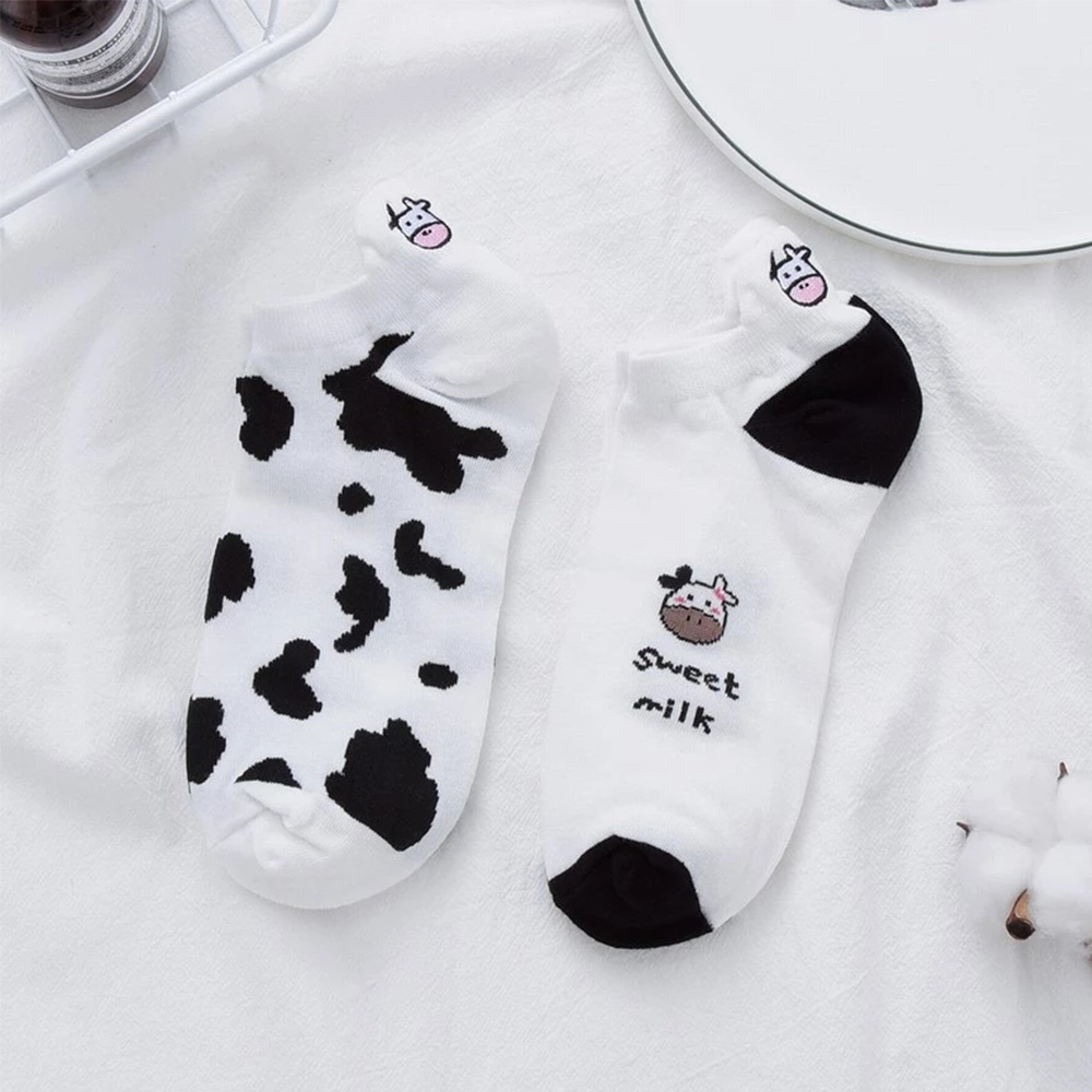 Vớ cotton họa tiết hoạt hình ngộ nghĩnh thời trang cho nữ
