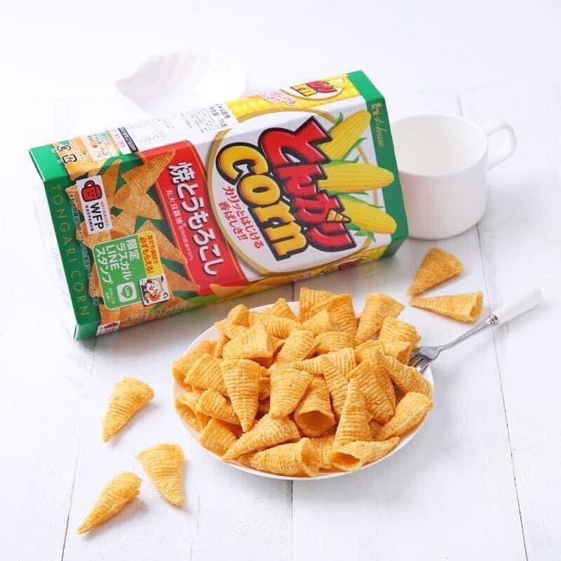 Snack bắp ngô hình nón Tongari Corn Nhật Bản