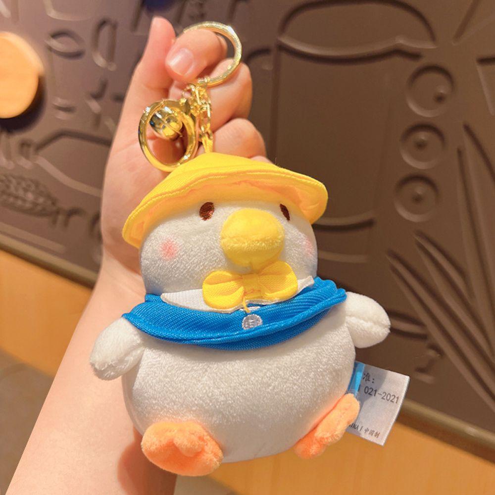 Móc Khóa Hình Vịt Nhồi Bông Xinh Xắn