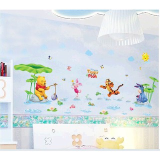 Decal Dán Tường Gấu Pooh Và Tigger