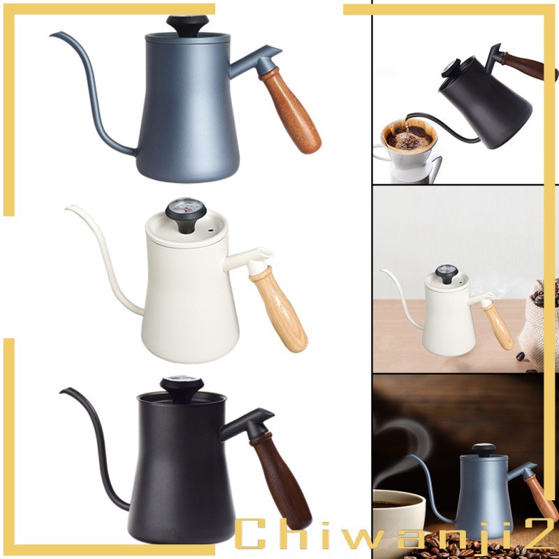 Ấm Đun Nước Cổ Ngỗng Bằng Thép Không Gỉ Chiwanji2 550ml