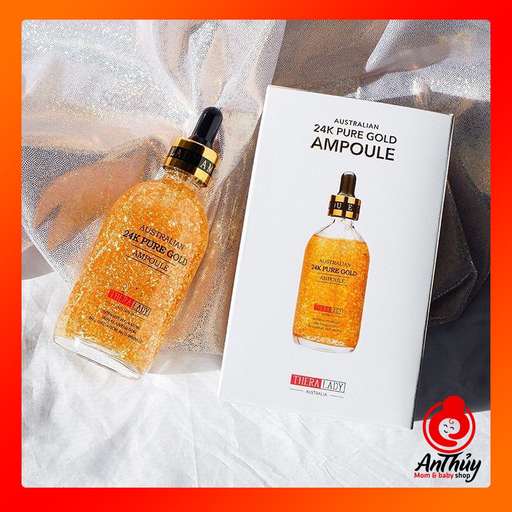 Serum làm đẹp da vảy vàng 24k Pure Gold Ampoulel - ÚC