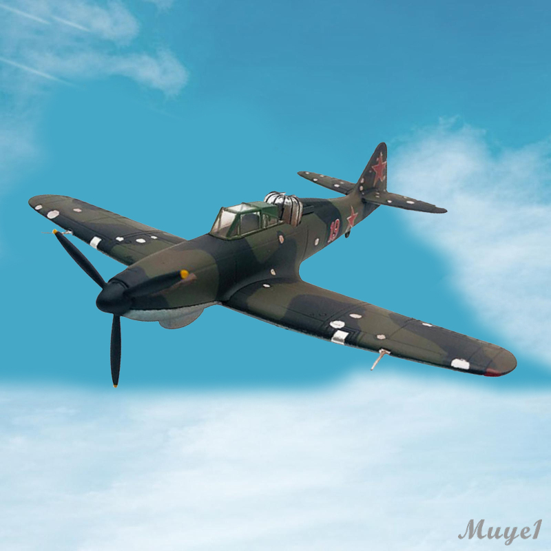 Mô Hình Máy Bay Chiến Đấu Bằng Hợp Kim Soviet Il-2 Attacker Wwii Tỉ Lệ 1: 76