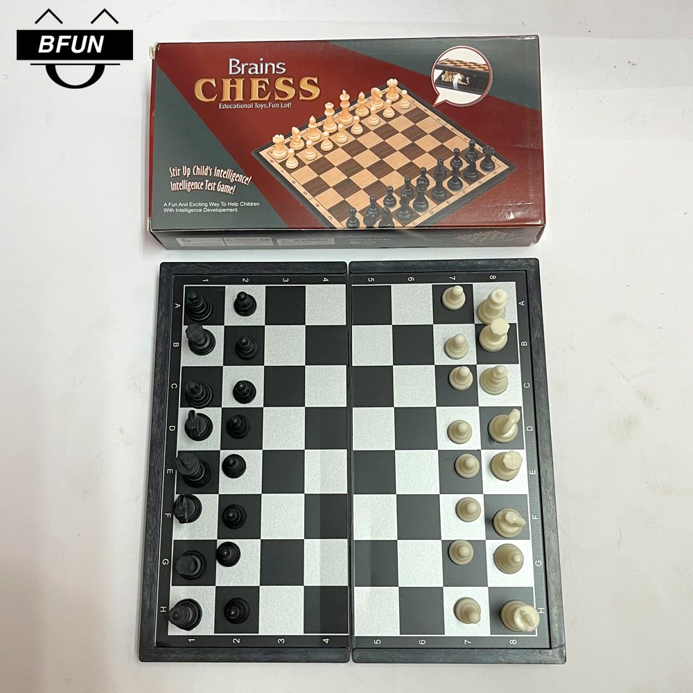 (GIÁ SỈ) Bộ Cờ Vua NAM CHÂM Brains Chess Mini Cao Cấp - Bàn Cờ Vua Bỏ Túi Rẻ Đẹp - Đồ Chơi Trẻ Em BFUN 8408A