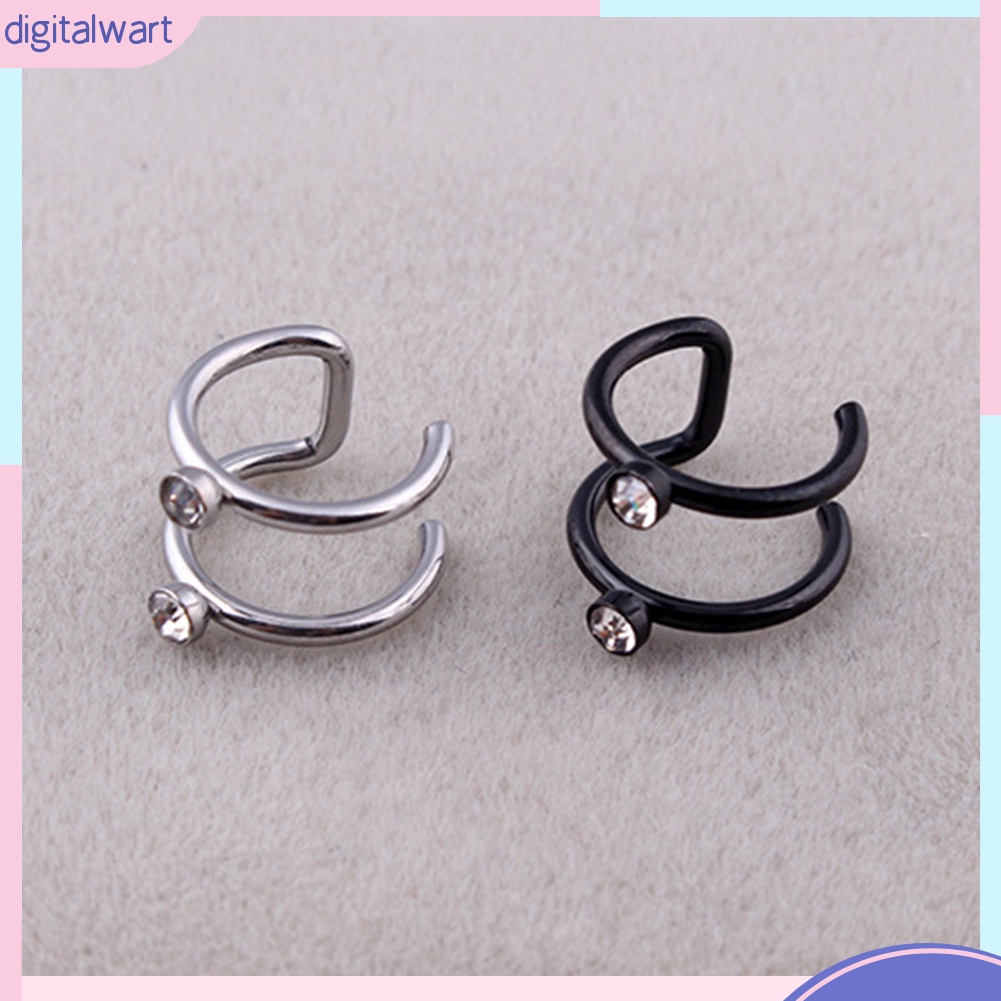 1 Khuyên kẹp vành tai đính đá thời trang nữ