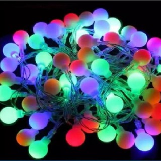 ĐÈN TRANG TRÍ 🔥FREESHIP🔥 ĐÈN NHÁY PHA LÊ BÓNG TRÒN NHIỀU MÀU