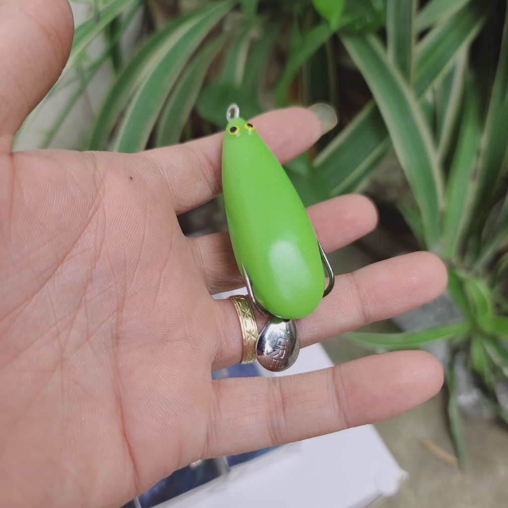 Mồi Câu Lure Nhái Hơi Nhái Nhấp S68 mồi câu lure