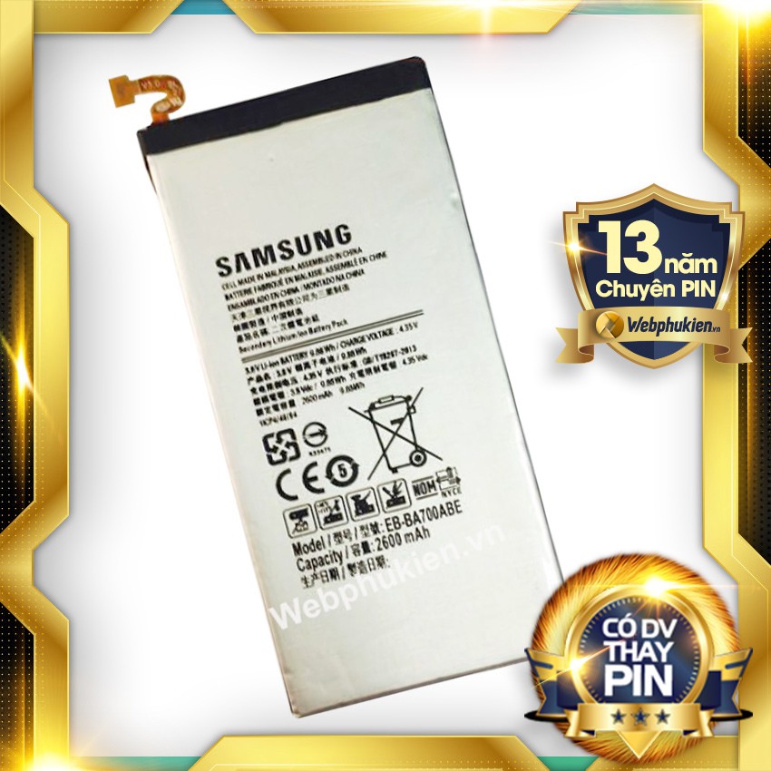 Pin Zin cho Samsung Galaxy A7 2015 (SM-A700) - 2600mAh