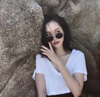 Áo croptop cổ tim Heart Croptop