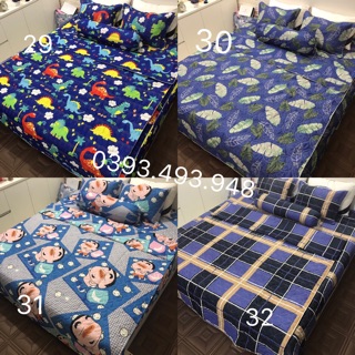 Bộ chăn ga gối trần bông