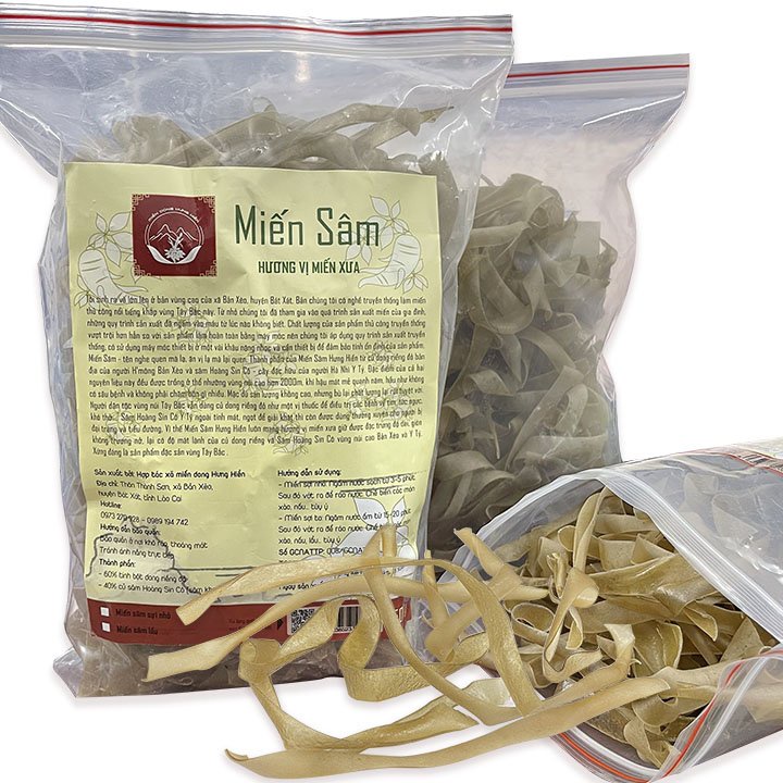 Miến sâm đất đặc sản Lào Cai, thơm , ngọt, sợi dai