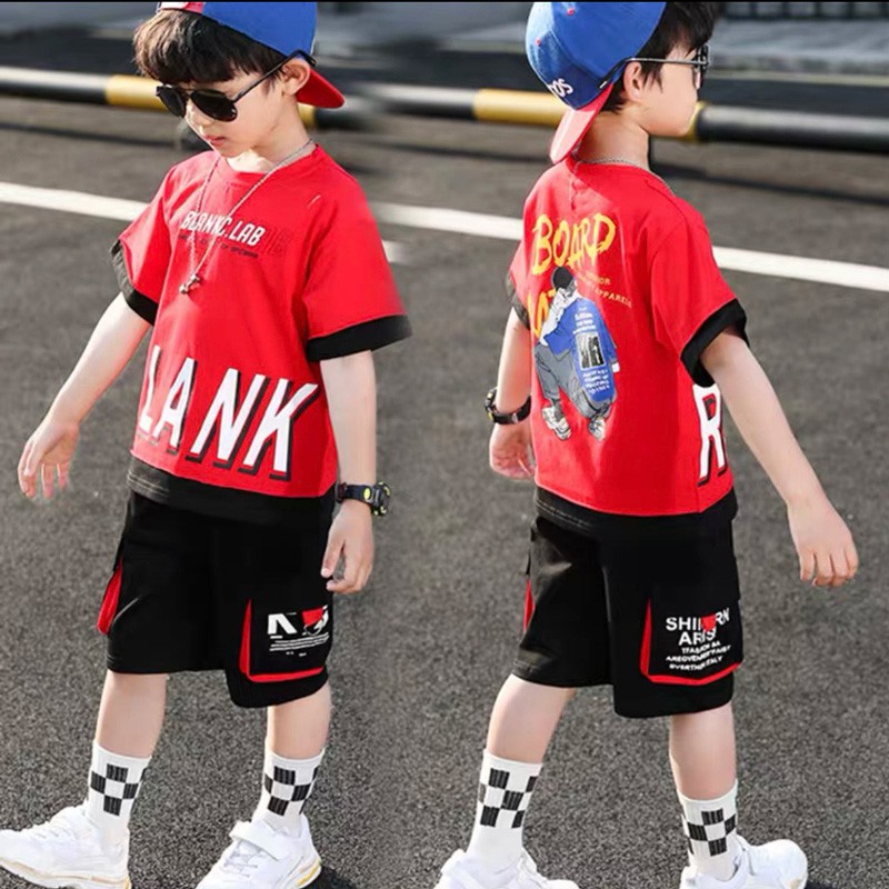 Đồ bộ bé trai  bộ thun túi hộp cực ngầu cho bé trai từ 8-65kg