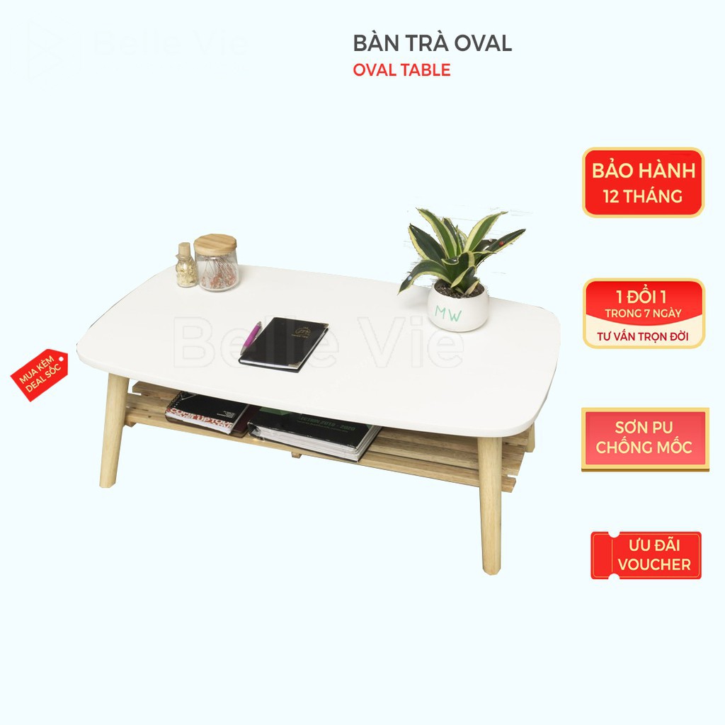 Bàn Làm Việc FREESHIP Bàn Gỗ Gấp Gọn Thông Minh - Bàn Trà Gỗ Cao Su Tự Nhiên Decor Hàn Quốc