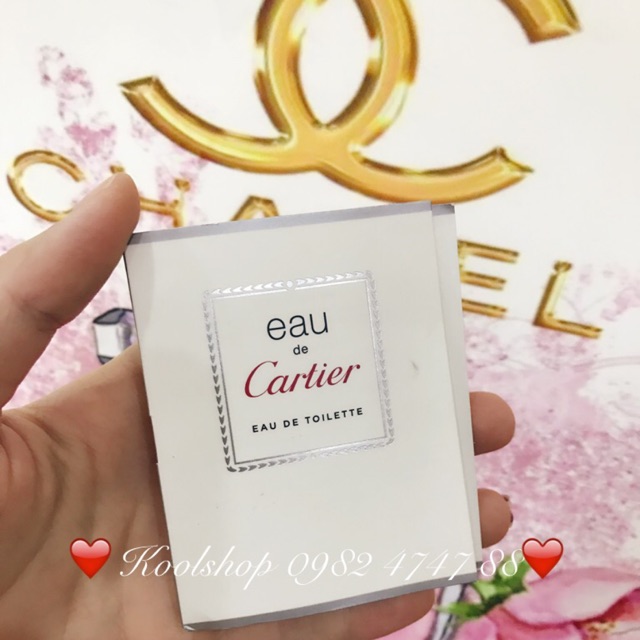 Vial Nước hoa Eau De Cartier 1.5ml