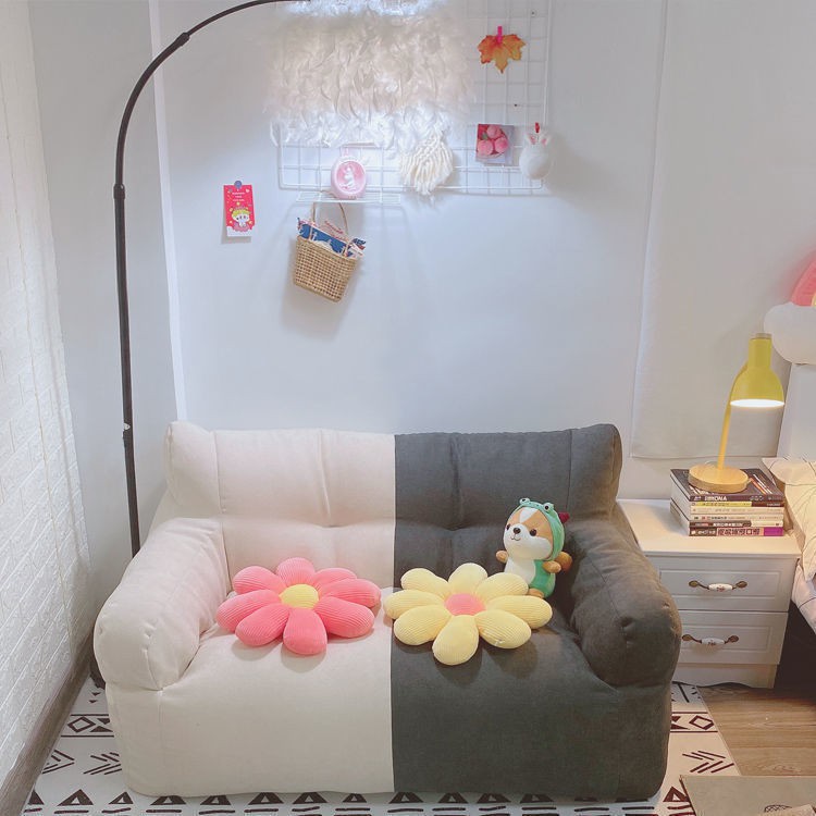 Lazy Sofa Tatami Double Bean bag ghế nhỏ dễ thương phòng ngủ nữ căn hộ thư giãn trên tầng ban công