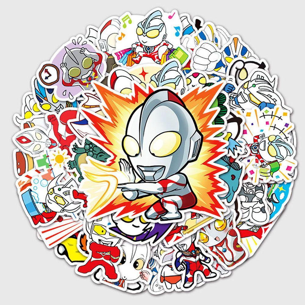 Bộ 52 Miếng Dán Chống Thấm Nước Hình Doraemon Trang Trí Vali Ván Trượt