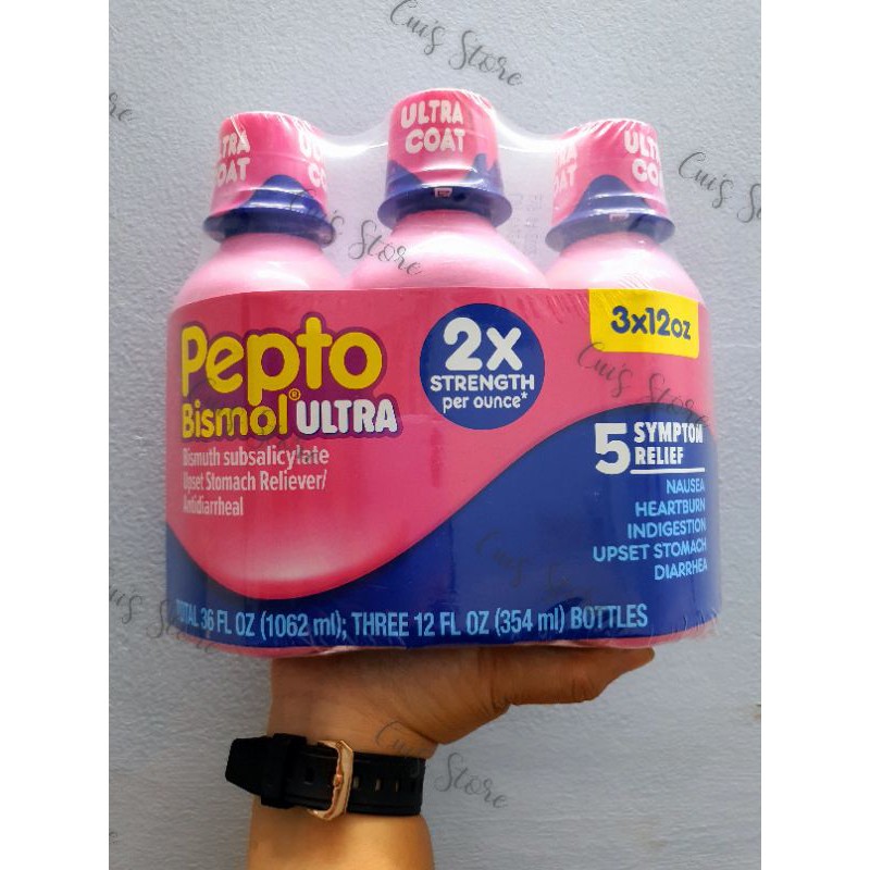 Hỗn Dịch Tiêu Chảy Dạ Dày Pepto Bismol Ultra 354ml
