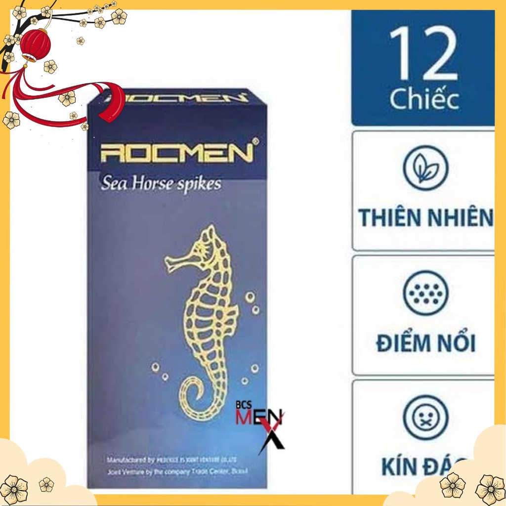 Bao Cao Su Rocmen Xanh Cá Ngựa (10 cái)