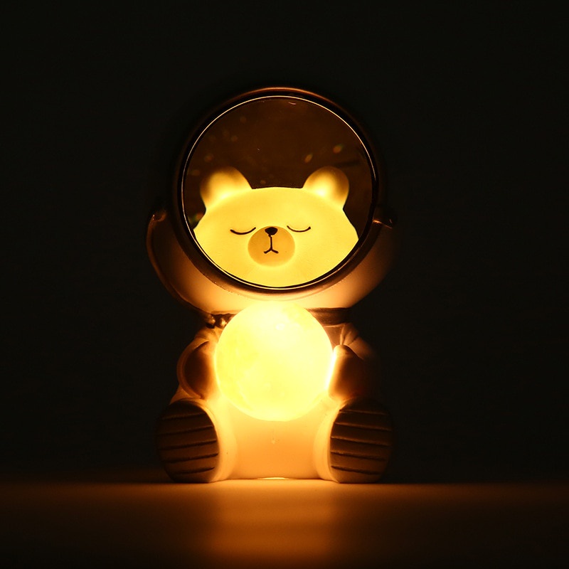 Đèn Ngủ Hình Phi Hành Gia Galaxy Dễ Thương Dùng Trang Trí Phòng Ngủ Cho Bé
