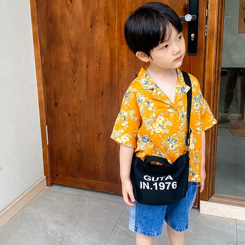 Túi đeo chéo in chữ thời trang Hàn Quốc dành cho bé