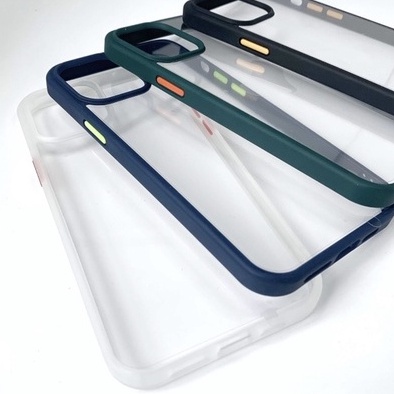 Ốp Chính Hãng  LIKGUS CLEAR SHIELD Series IPHONE 11/12/ Lưng Trong Viền Màu Bảo Vệ Camera LIKGUS