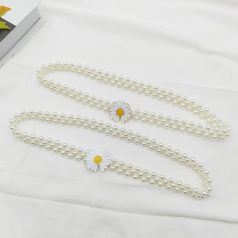 dây nịt eo ngọc xinh xắn đính hoa cúc họa mi, đính bướm cực xinh